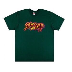 Supreme Scratch Tee - Dark Green